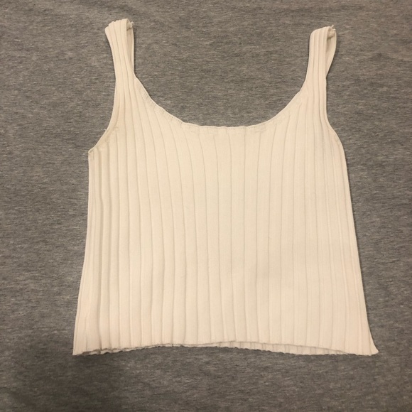 SHEIN White Cropped Tank Top - Picture 2 of 2